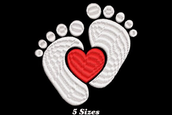 Baby Footprint with Heart Shape: A Craft Fair Review