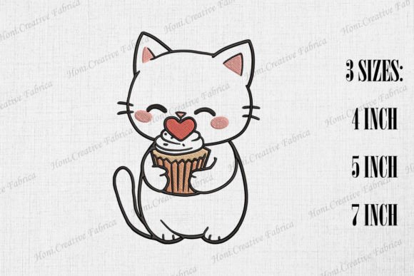 Cute Cat Loves Cupcake: A Holiday Embroidery Review