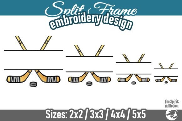 Review: Ice Hockey Split Frame - Filled for Craft Fairs