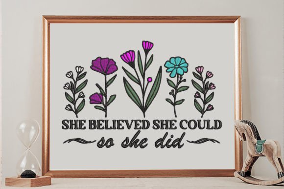 Review: She Believed, She Could, So She Did Embroidery