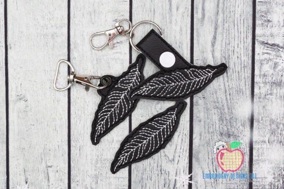 Reviewing Beautiful Feather ITH Snaptab Keyfob