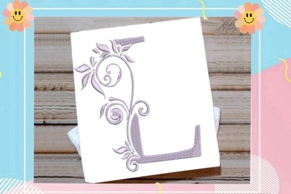 Reviewing L Beautiful Monogram Letter for Modern Embroidery