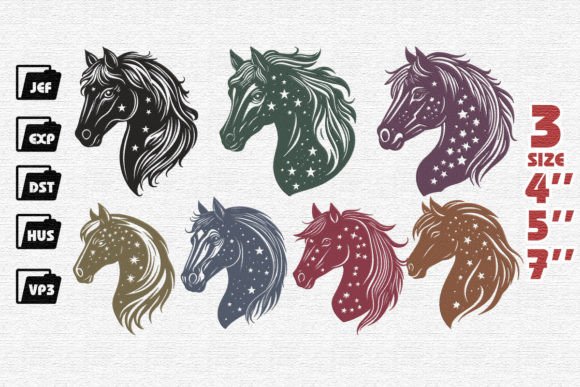 Reviewing Set of 7 Mysterious Horses for Holiday Crafts