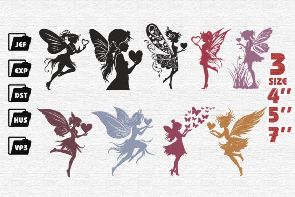 Reviewing Set of Fairies with Heart for Apparel