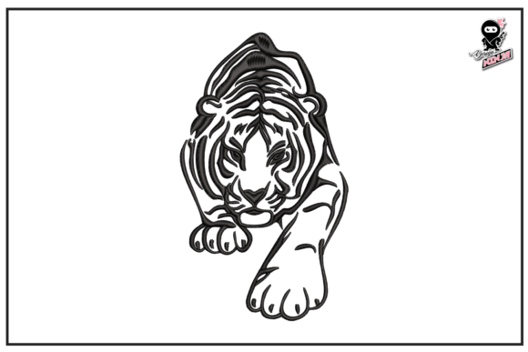 Tiger Outline: A Seasonal Embroidery Review